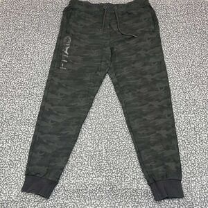 Fitaid Jogger Pants Men Extra Large Camo Black‎ Drawstring Adult Outdoor 36x29